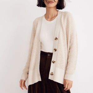 Madewell Lovell Cardigan Sweater Harvest Moon size S